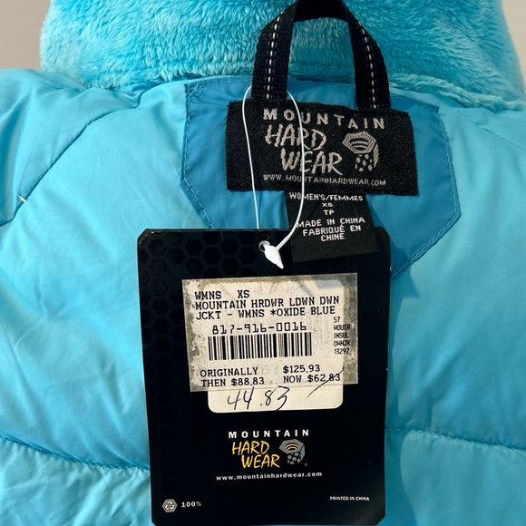 NWT Mountain hard wear blue puffer coat - Picture 6 of 7